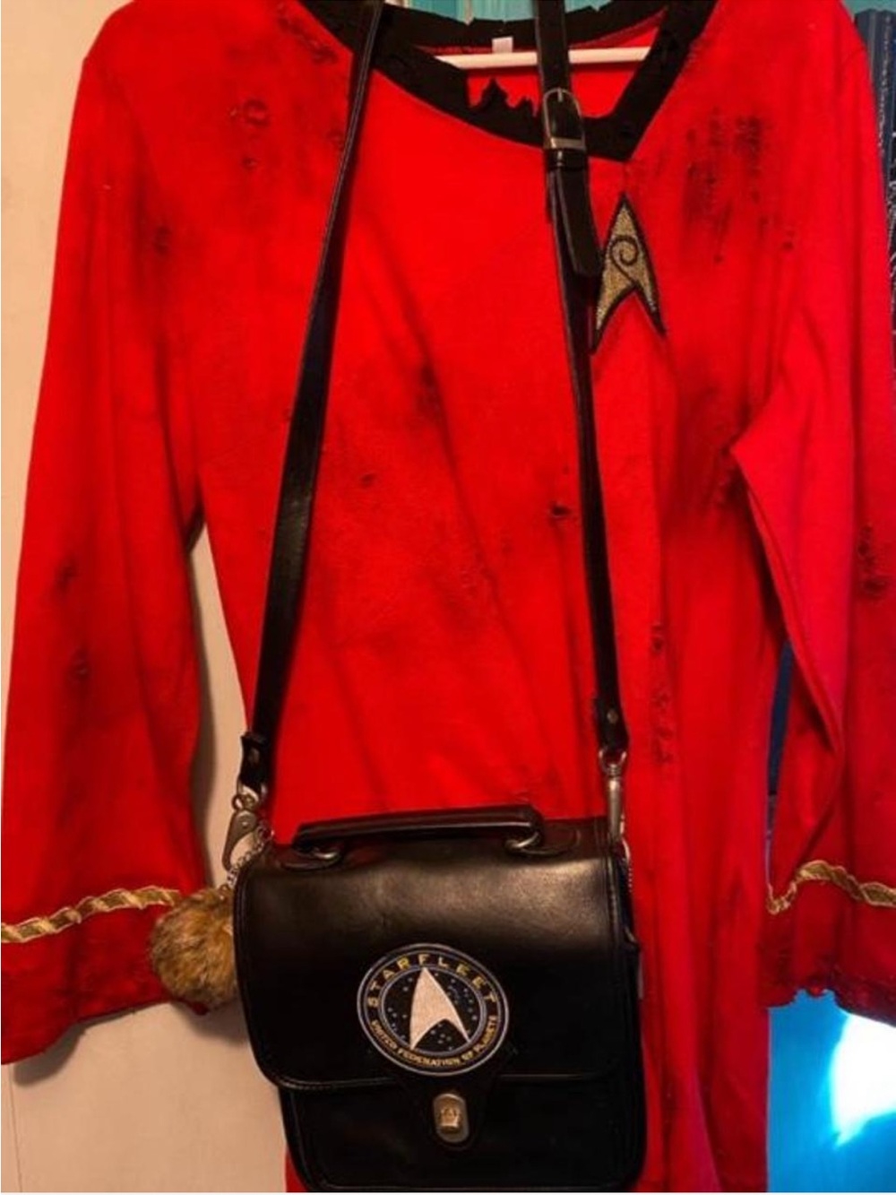 Star Trek red dress & crossbody costume